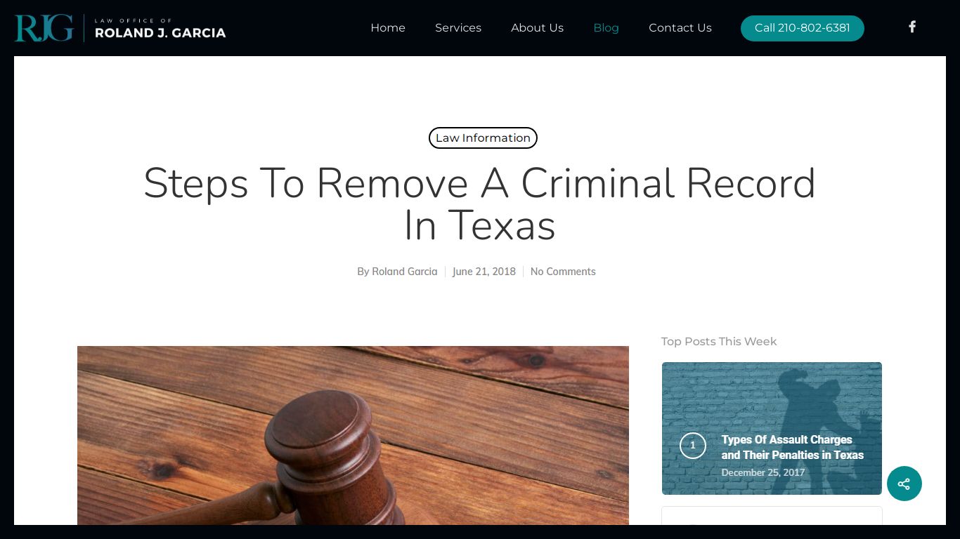 Steps to Remove a Criminal Record In Texas – 210 Defense